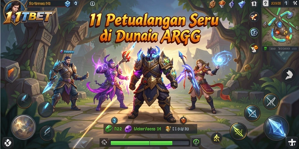 Tampilan gameplay seru dalam dunia ARPG yang menakjubkan.