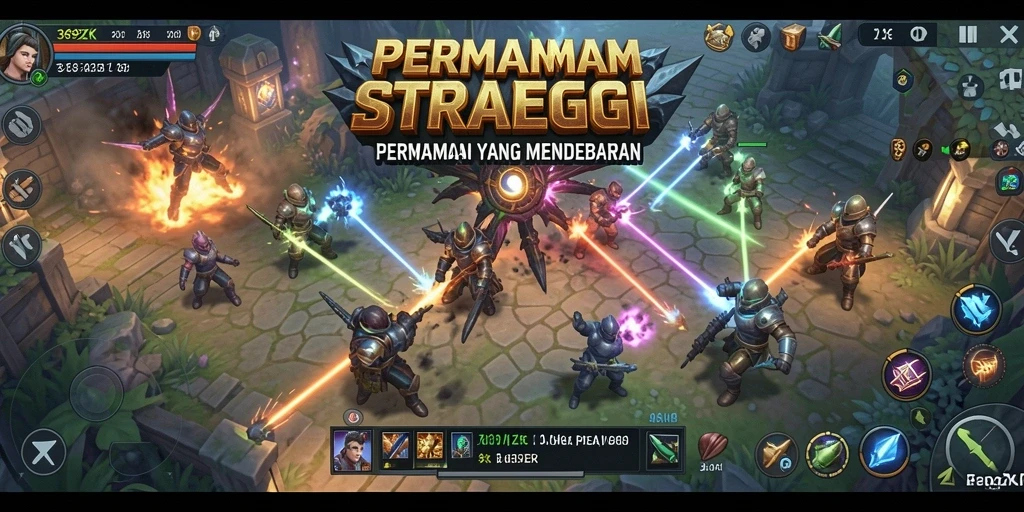 Screenshot gameplay 369ZK yang menunjukkan aksi strategi yang mendebarkan.