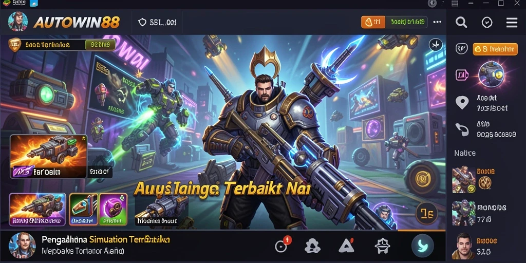 Screenshot utama AUTOWIN88 menampilkan gameplay Simulation yang mengasyikkan.