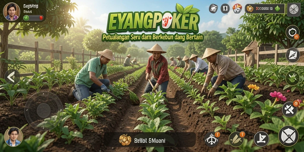 Tampilan indah dari gameplay EYANGPOKER yang menyenangkan.