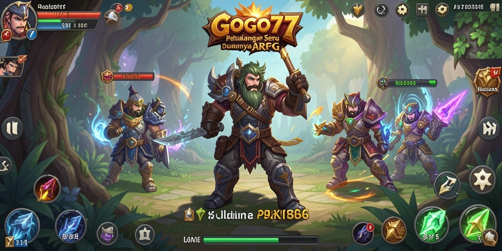 Tampilan gameplay menarik GOGO77 dalam aksi ARPG.