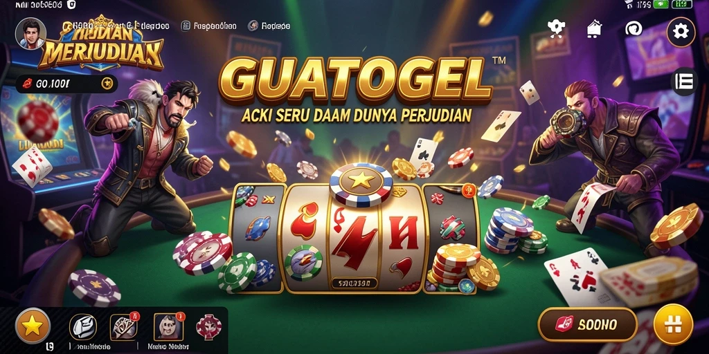 Tampilan aksi mendebarkan dalam GUATOGEL yang penuh tantangan.