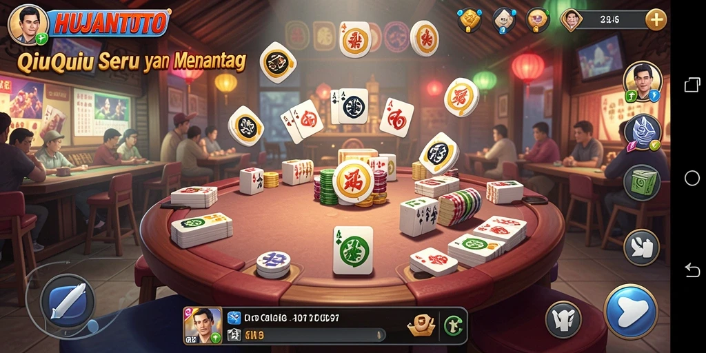 Screenshot gameplay QiuQiu yang menarik di HUJANTOTO.