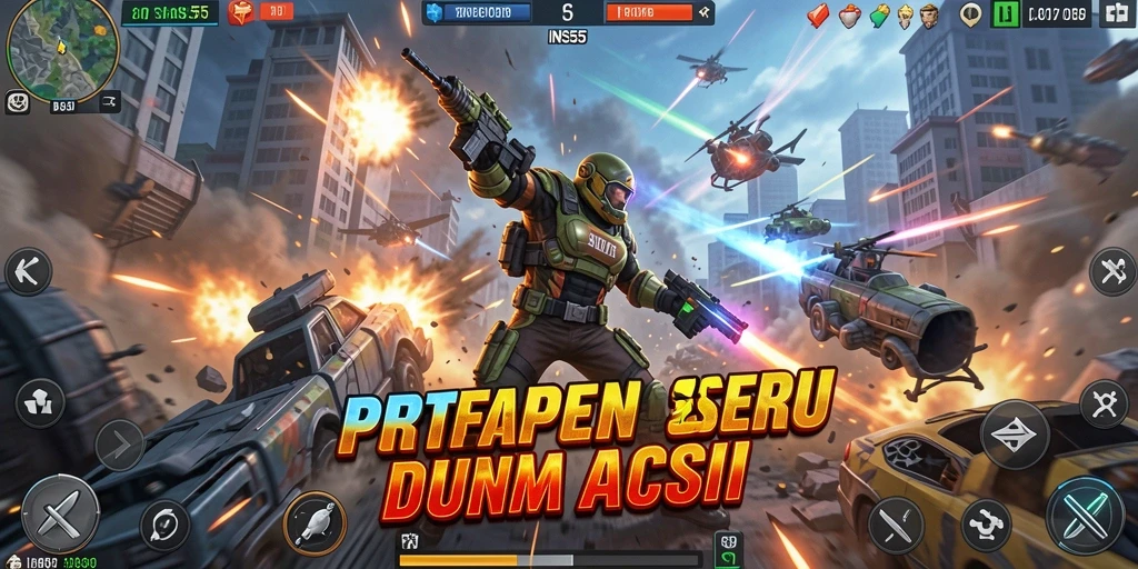 Screenshot INS55 menampilkan aksi pertarungan yang mendebarkan.