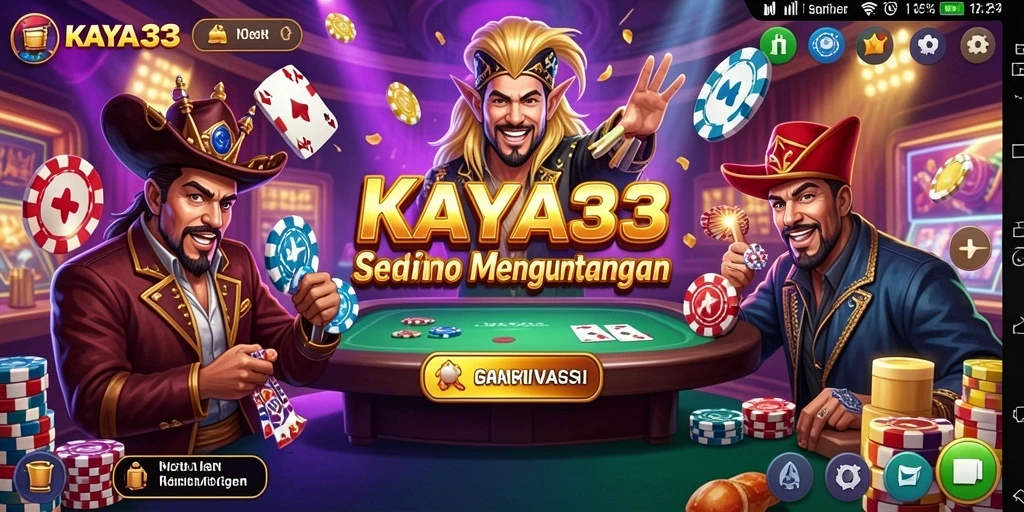 Gameplay seru di KAYA33 dengan berbagai pilihan permainan Kasino.