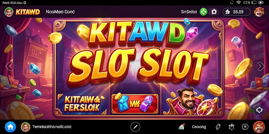 Screenshot utama KITAWD menampilkan gameplay Slot yang seru dan interaktif.