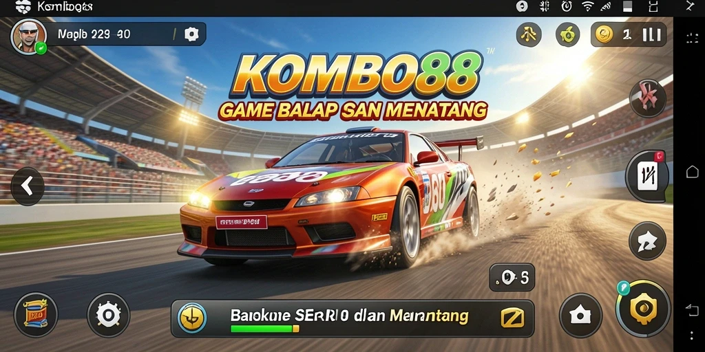 Tampilan gameplay seru dari KOMBO88 yang memukau.