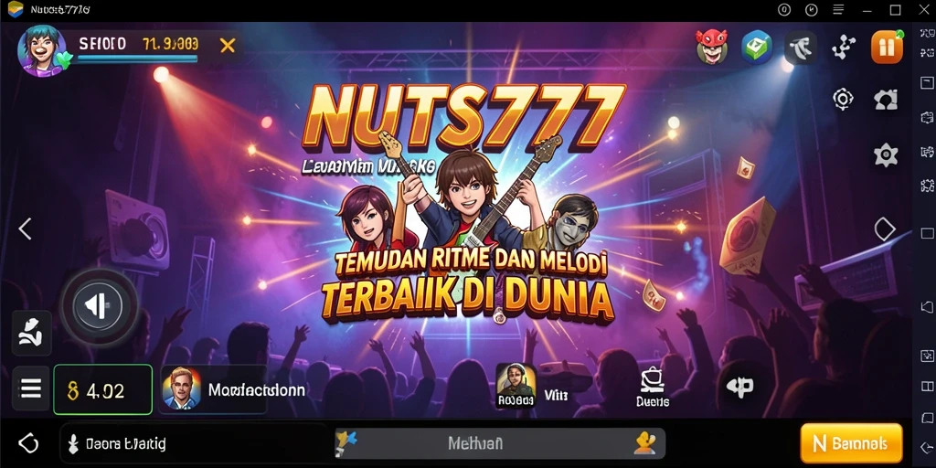 Tampilan gameplay seru dan interaktif NUTS777