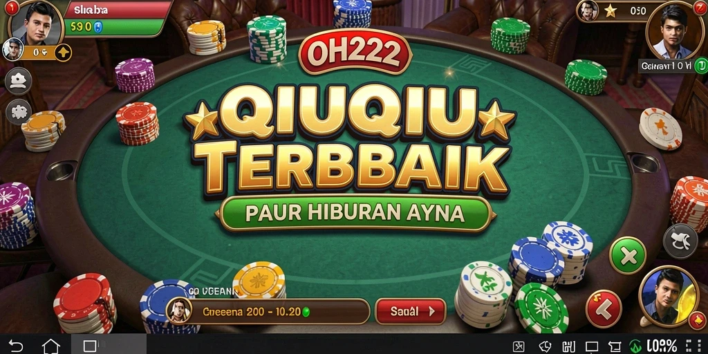 Screenshot gameplay QiuQiu yang seru dan interaktif.