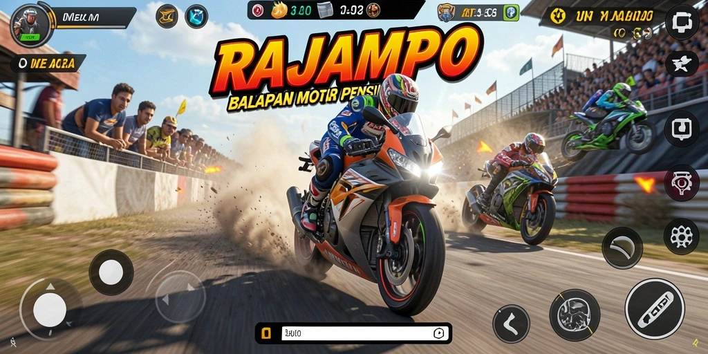 Tampilan gameplay RAJAMPO yang seru dan menegangkan.