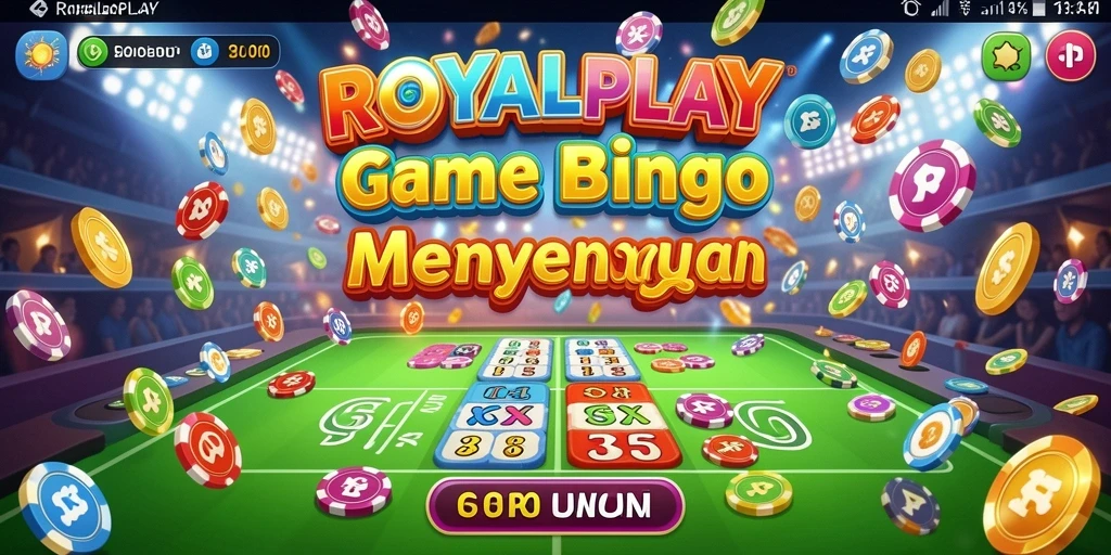 Tampilan gameplay ROYALPLAY yang seru dan interaktif saat bermain bingo.
