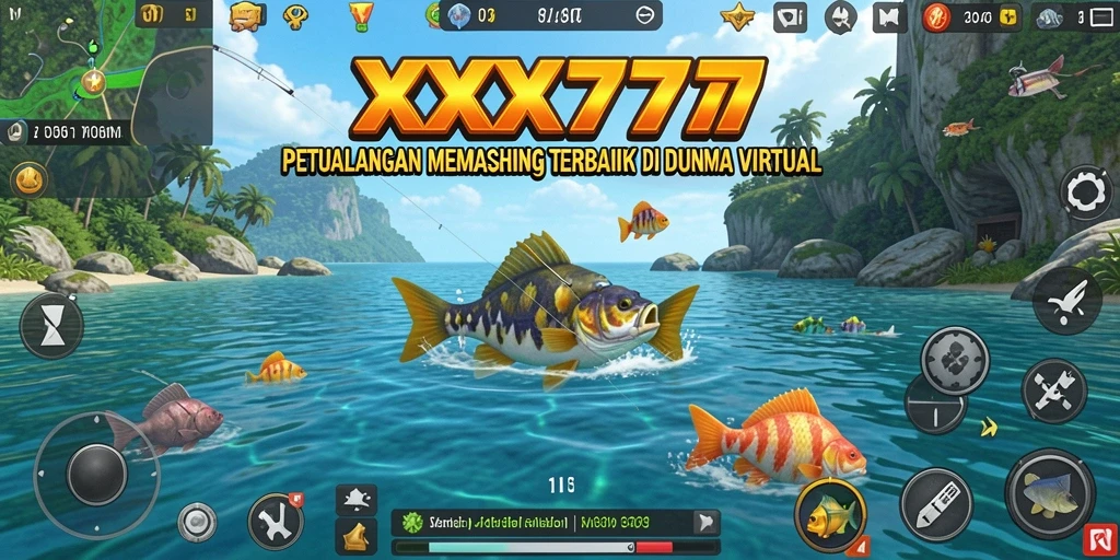 Tampilan utama gameplay Fishing di XXX777 yang mengesankan.